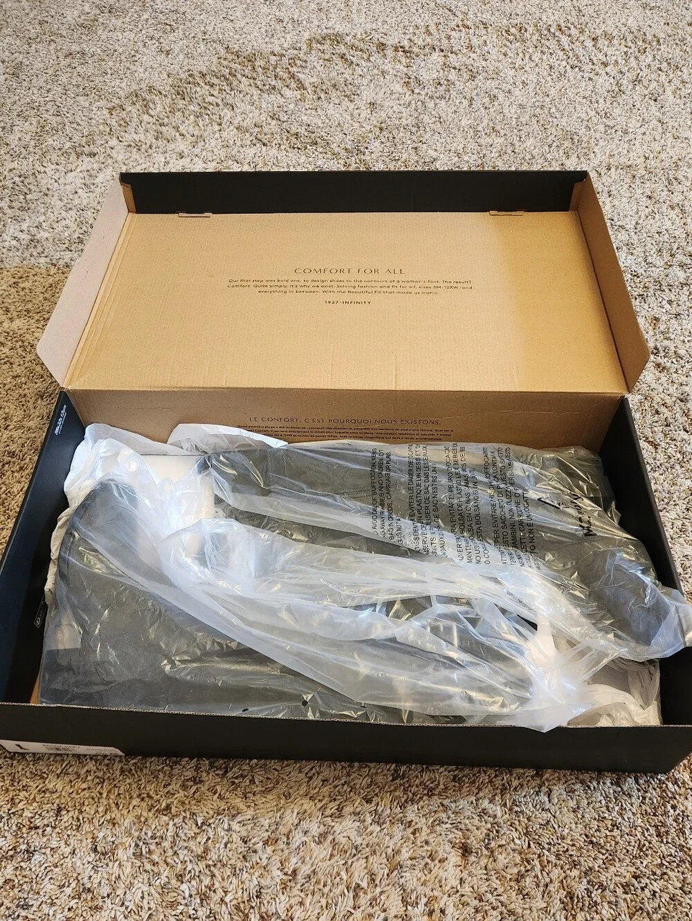 Naturalizer Women's Knee-High Suede Riding Boots - Gray New In Box